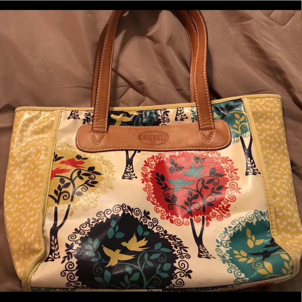 Floral Fossil Purse